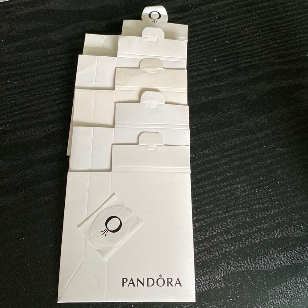 PANDORA Set of 5 Foldable Charm Boxes
